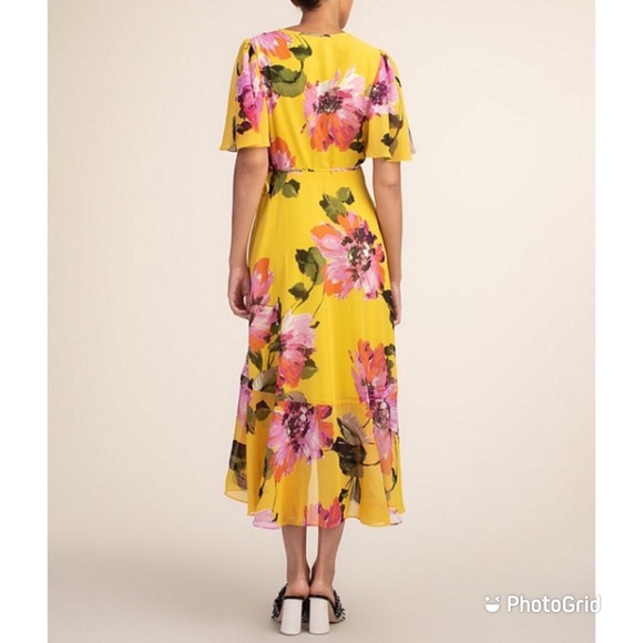 Trina Turk Mimosa Fragrant Wrap Dress - NWT - Picture 2 of 13